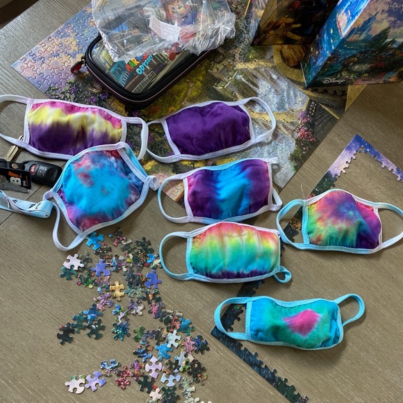 Other - Custom tie dye face mask